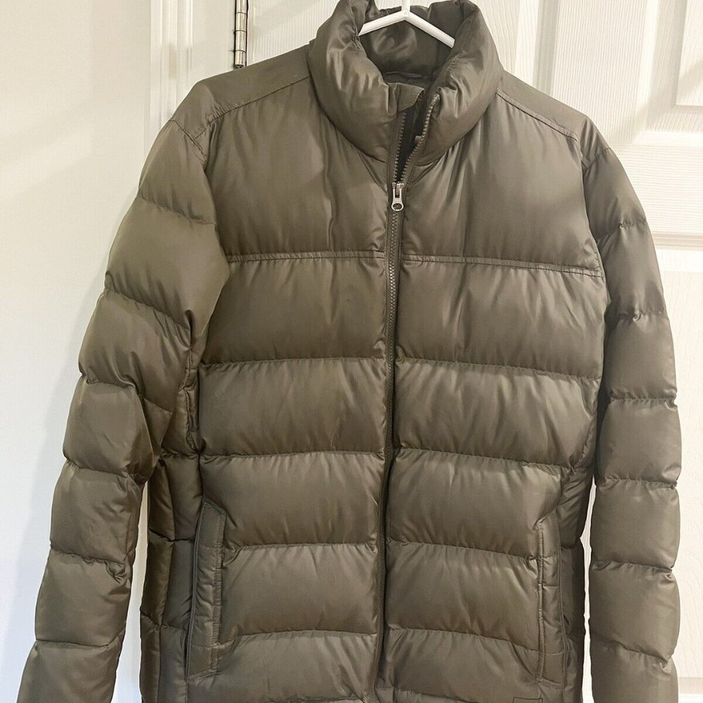 Puffer Jacket Mens Small REI CO OP Olive Green